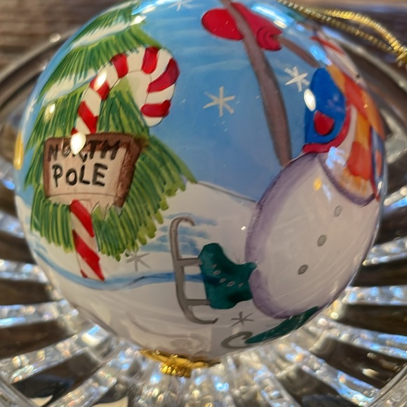 Pier 1 Li Bien Hand-Painted Glass Ornament 2005 - Picture 5 of 11